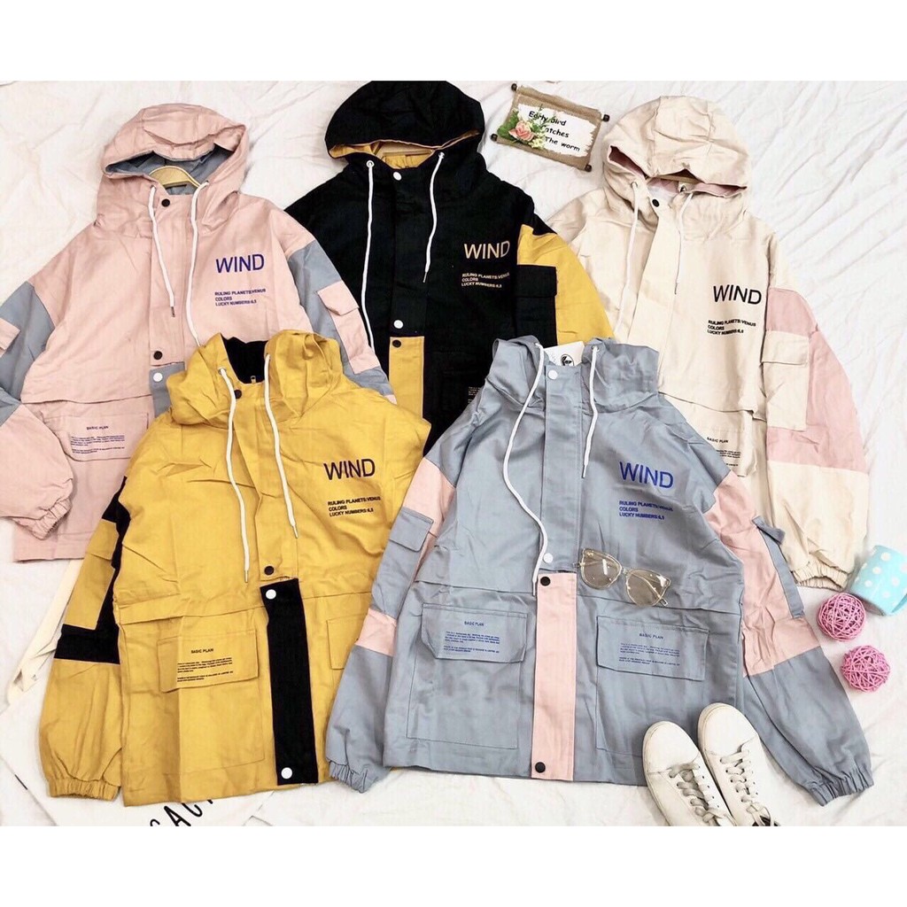 [Ảnh Thật + Video] Áo Khoác Kaki Wind Form Unisex Nam Nữ Mặc Đẹp-Chất Đẹp Như Ảnh